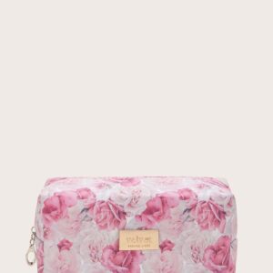 Rose Pattern Makeup Bag